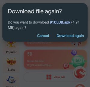 How to Login 91 Club APP using Phone Number ?