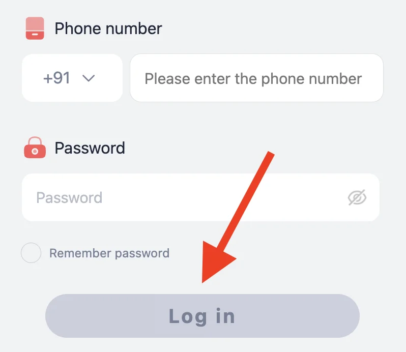 91 Club Gift Code Step 1